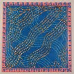 Chemin Perlé. Beaded Path.  50 / 50 cms